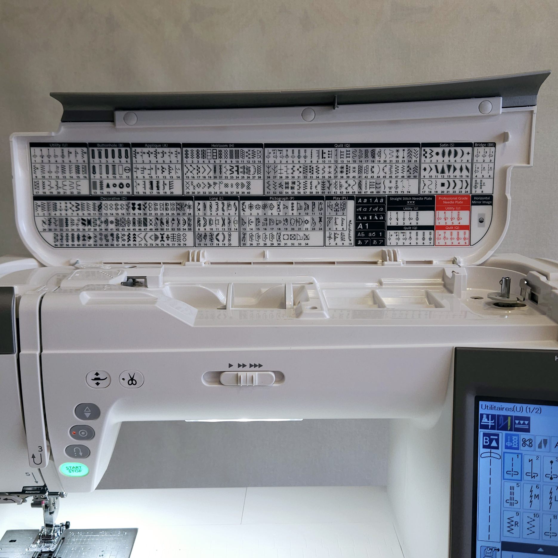 Memory Craft Janome 9450 chez Les Vaillantes